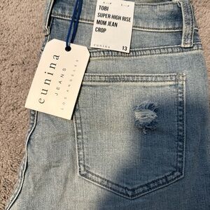 Eunina Tobi Super High Rise Light Blue Jeans